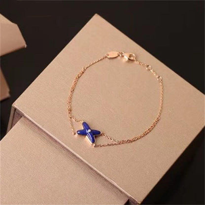 [Shinejoy]Hollow Design Four-Leaf Clover Flower Shape Ring