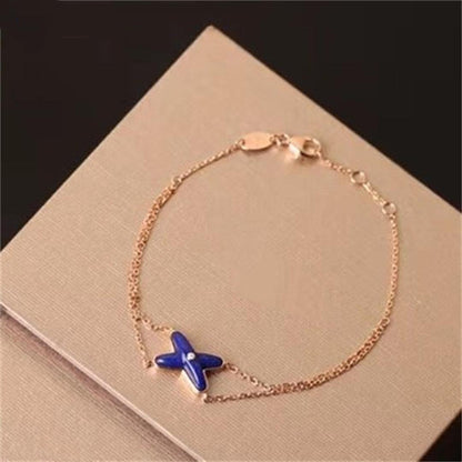 [Shinejoy]Hollow Design Four-Leaf Clover Flower Shape Ring
