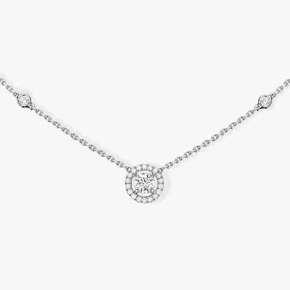 [Shinejoy]Diamond Necklace 0,20ct Brilliant Shape Joy