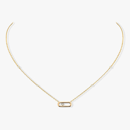 [Shinejoy]MOVE UNO DIAMOND NECKLACE
