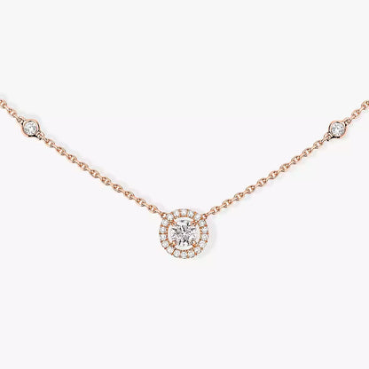[Shinejoy]Diamond Necklace 0,20ct Brilliant Shape Joy