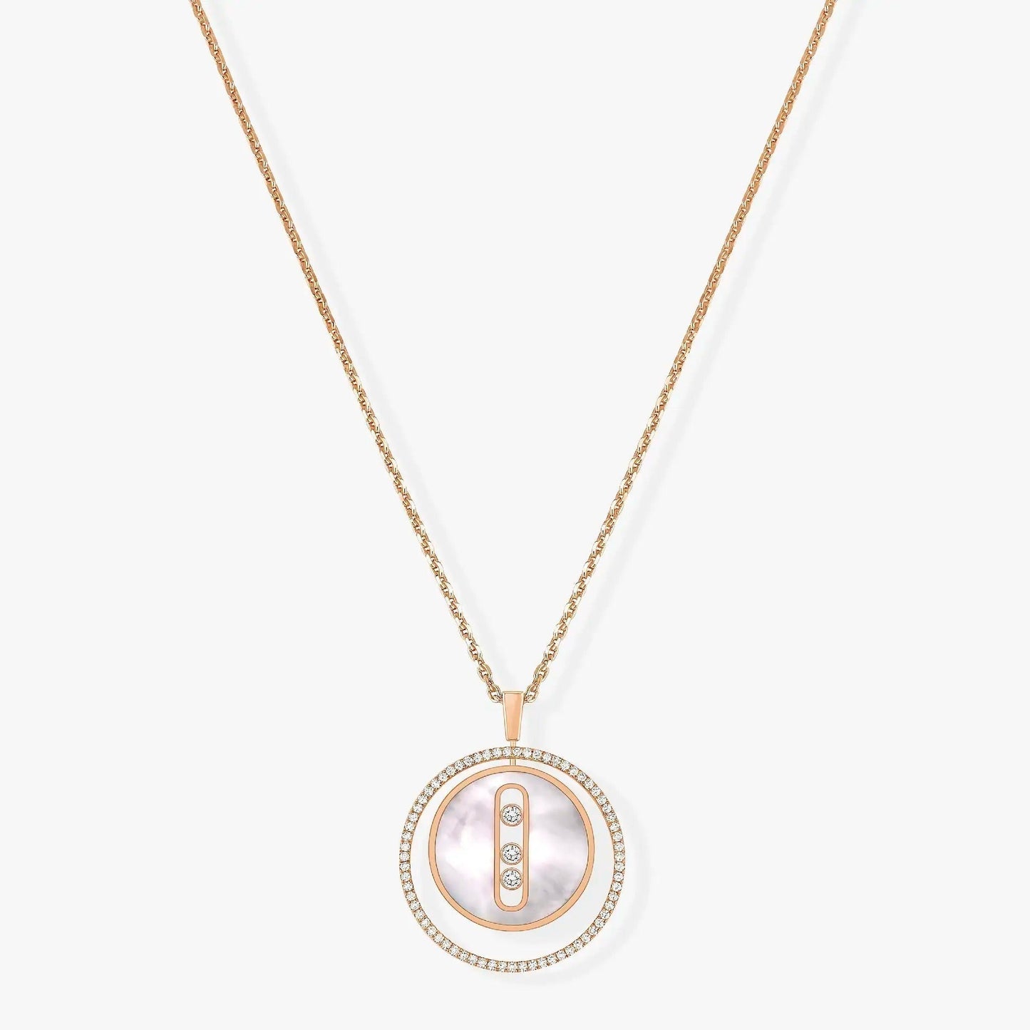 [Shinejoy]Demo MOVE MM NACRE BLANCHE DIAMOND NECKLACE