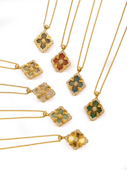 [?shinejoy] B.C.L BIG SIZE  ENAMEL NECKLACE£¨Various colors£©