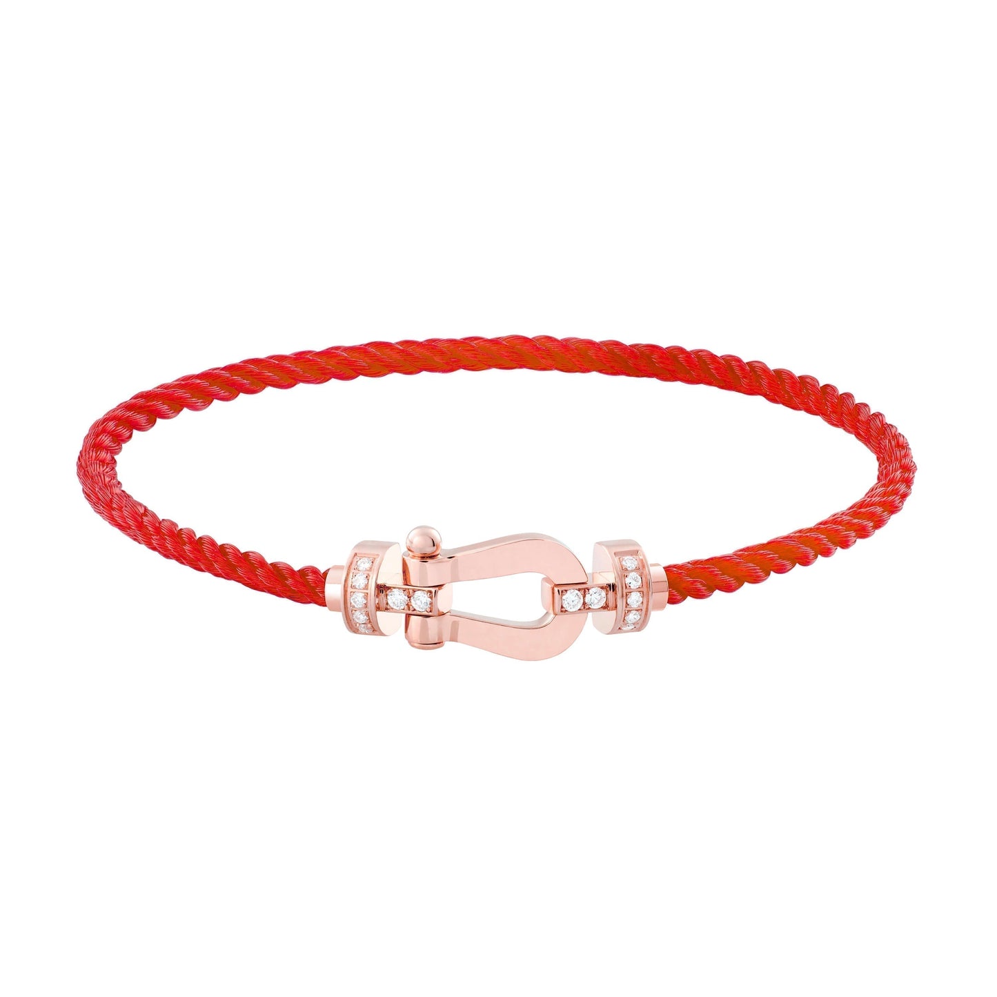 [Shinejoy]FORCE 10 HALF DIAMOND PINK GOLD RED CORDERI LARGE AND MEDIUM MODEL