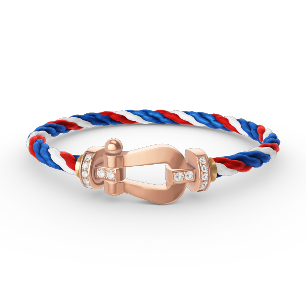 [Shinejoy]FORCE LARGE HORSESHOE HALF DIAMOND BRACELET ROSE GOLD