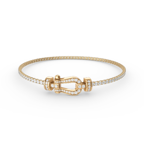 [Shinejoy]FORCE  HORSESHOE  DIAMOND TENNIS BRACELET