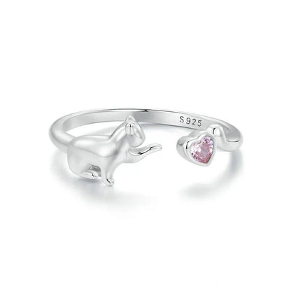 Bague ouverte pour animaux de compagnie Bague de déclaration