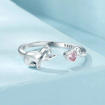 Bague ouverte pour animaux de compagnie Bague de déclaration