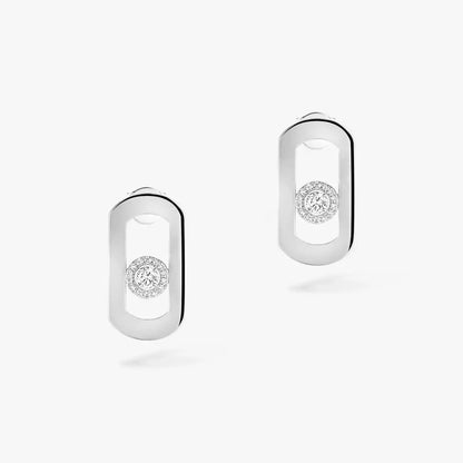 [Shinejoy]So Move Diamond Earrings in Yellow Gold