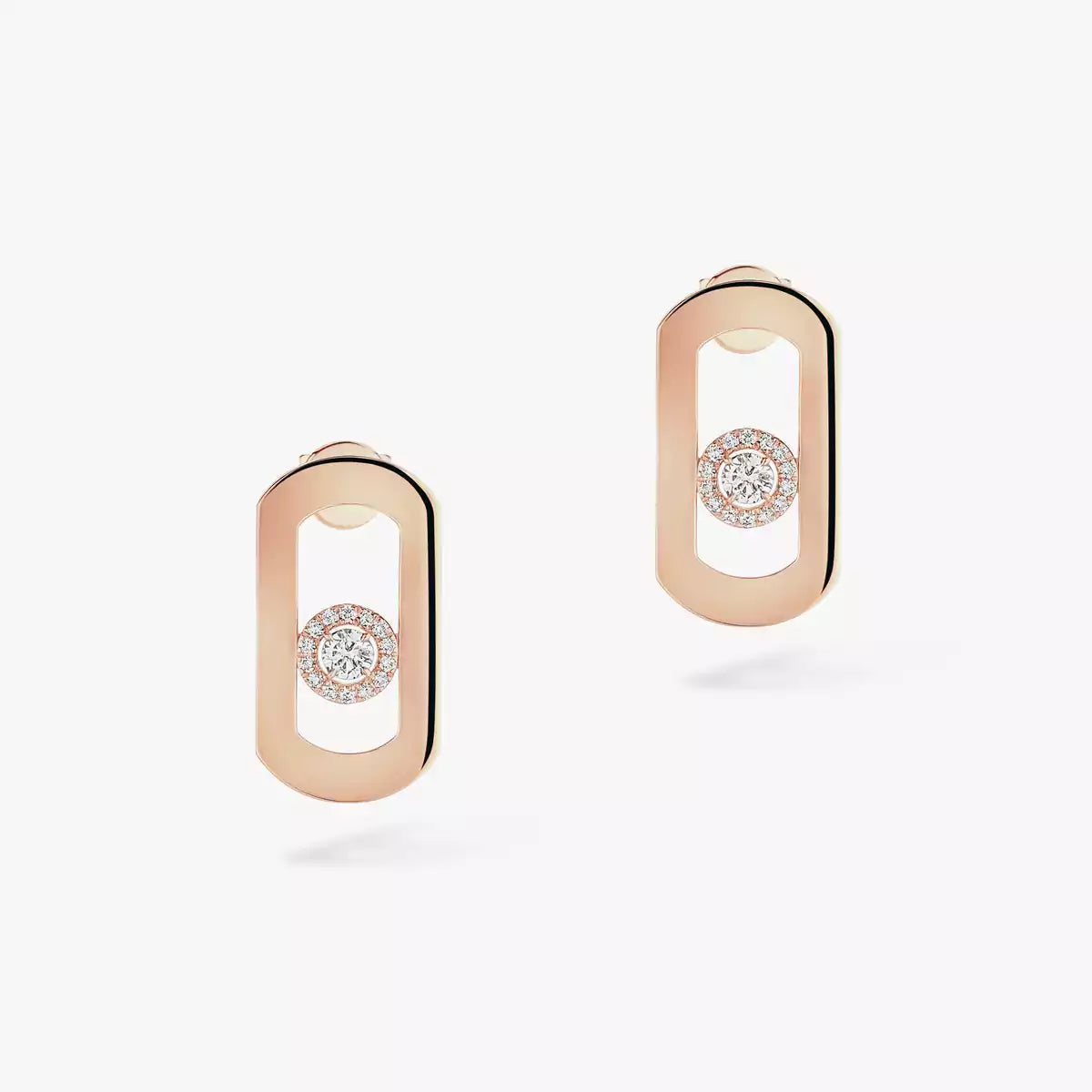[Shinejoy]So Move Diamond Earrings in Yellow Gold