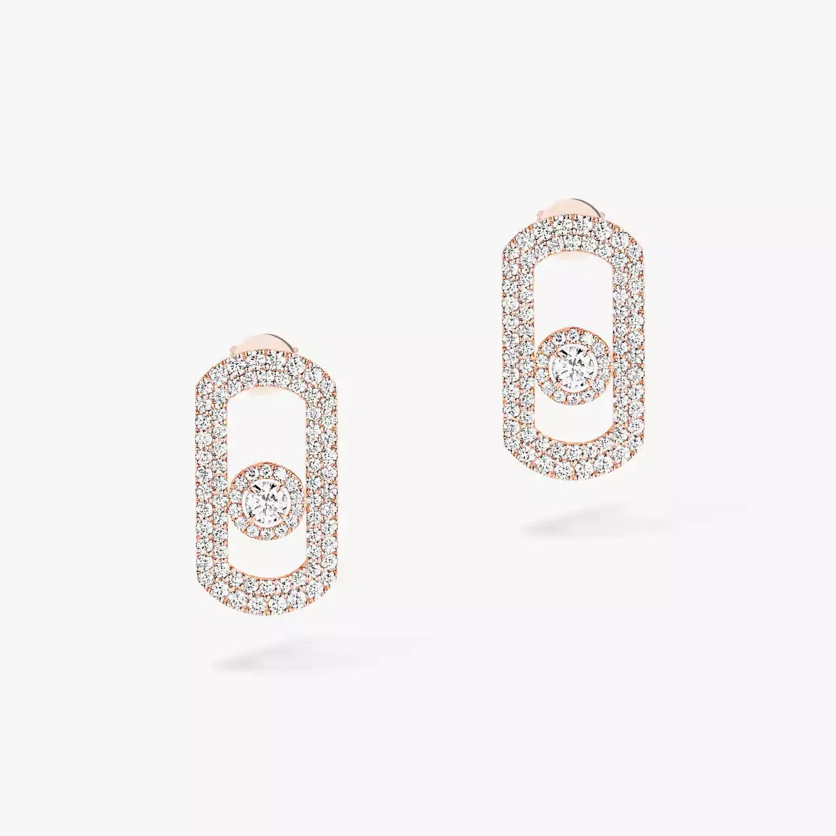 [Shinejoy]So Move Pave_-Set Diamond Earrings in Silver