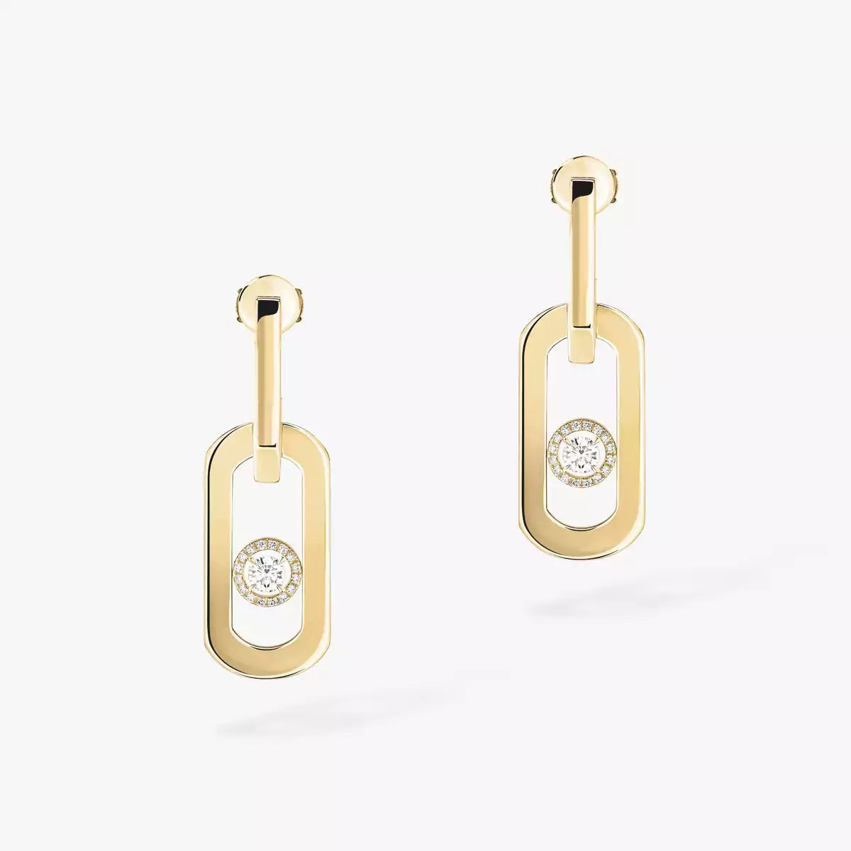 [Shinejoy]So Move XL Diamond Pendant Earrings