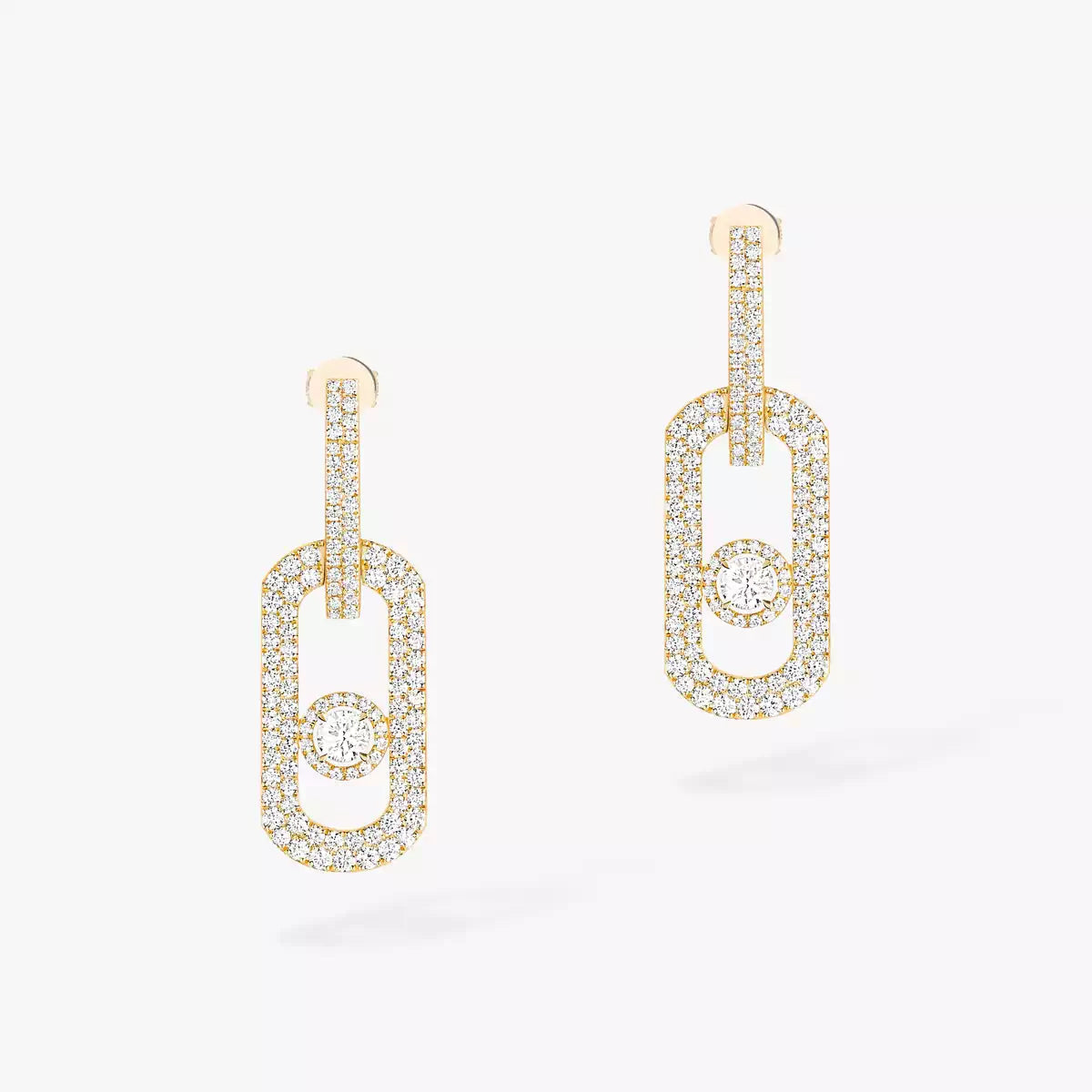[Shinejoy]So Move XL Pave_-Set Diamond Pendant Earrings