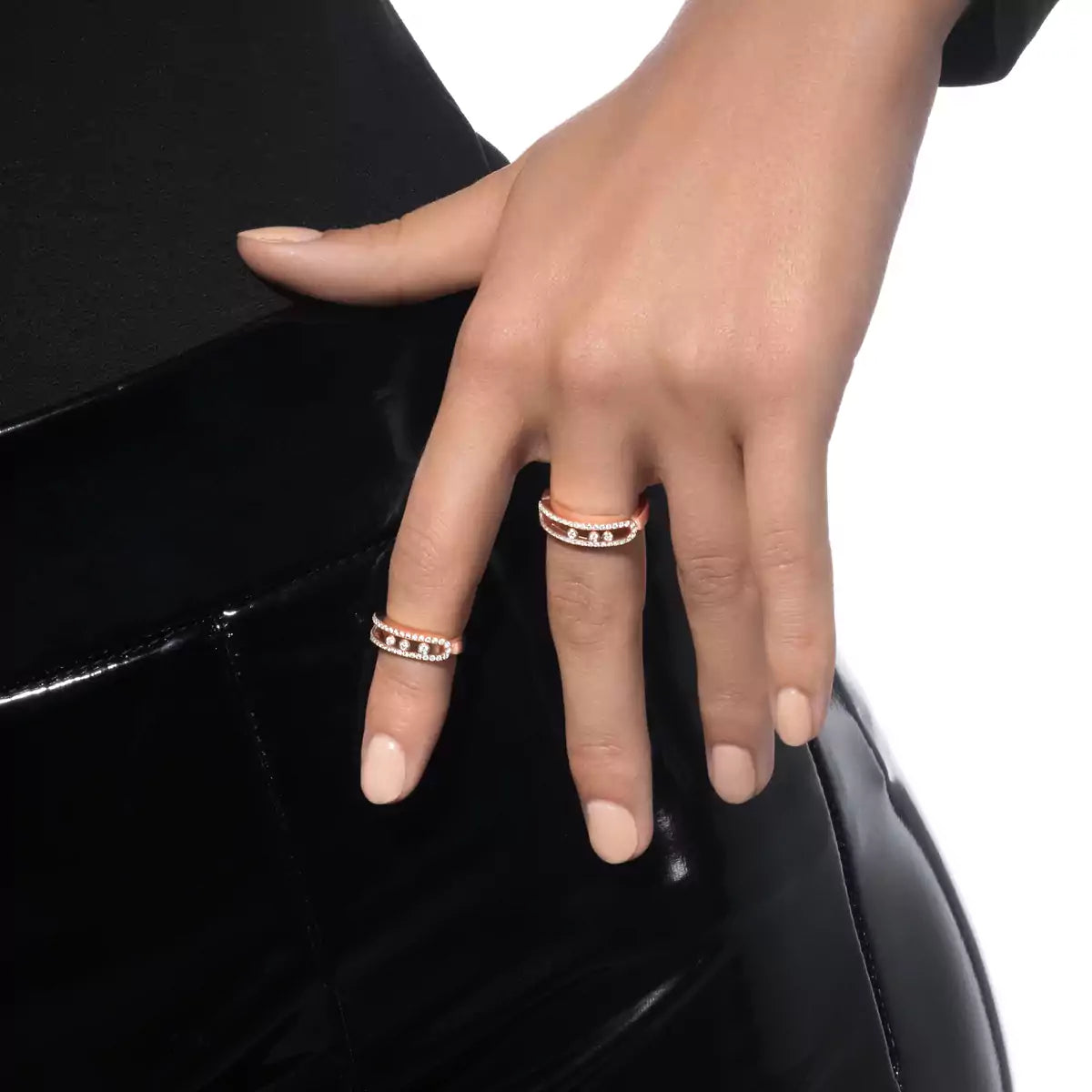 [Shinejoy] Baby Move Gold Diamond Pave_ Ring