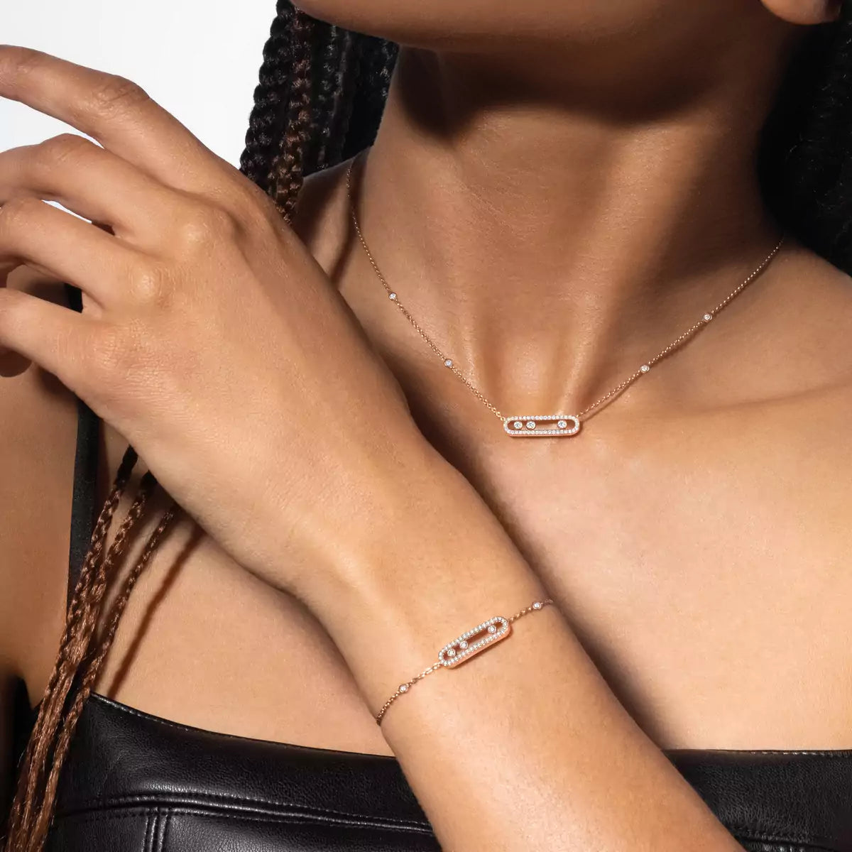 [Shinejoy]Pavé Baby Move Diamond Bracelet