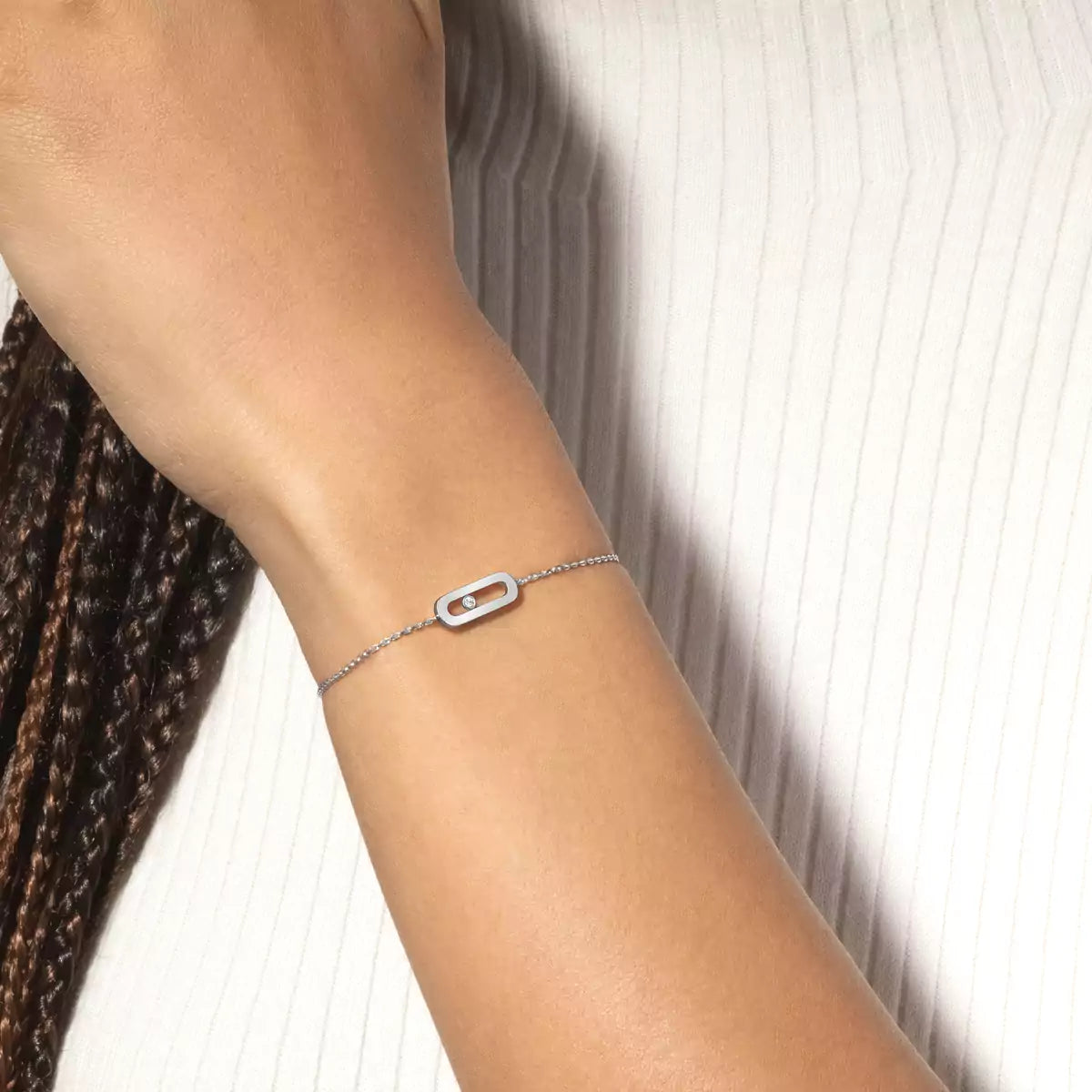 [Shinejoy]Move Uno Diamond Bracelet