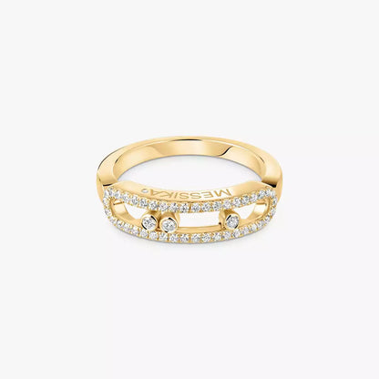 [Shinejoy] Baby Move Gold Diamond Pave_ Ring