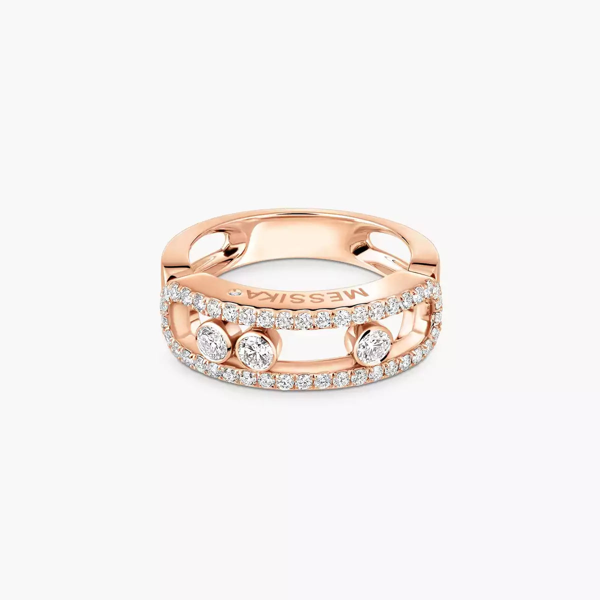 [Shinejoy] Move Gold Diamond Pave_ Ring
