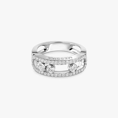 [Shinejoy] Move Gold Diamond Pave_ Ring