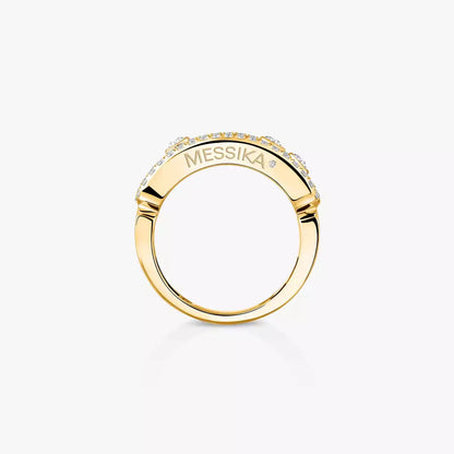 [Shinejoy] Move Gold Diamond Pave_ Ring