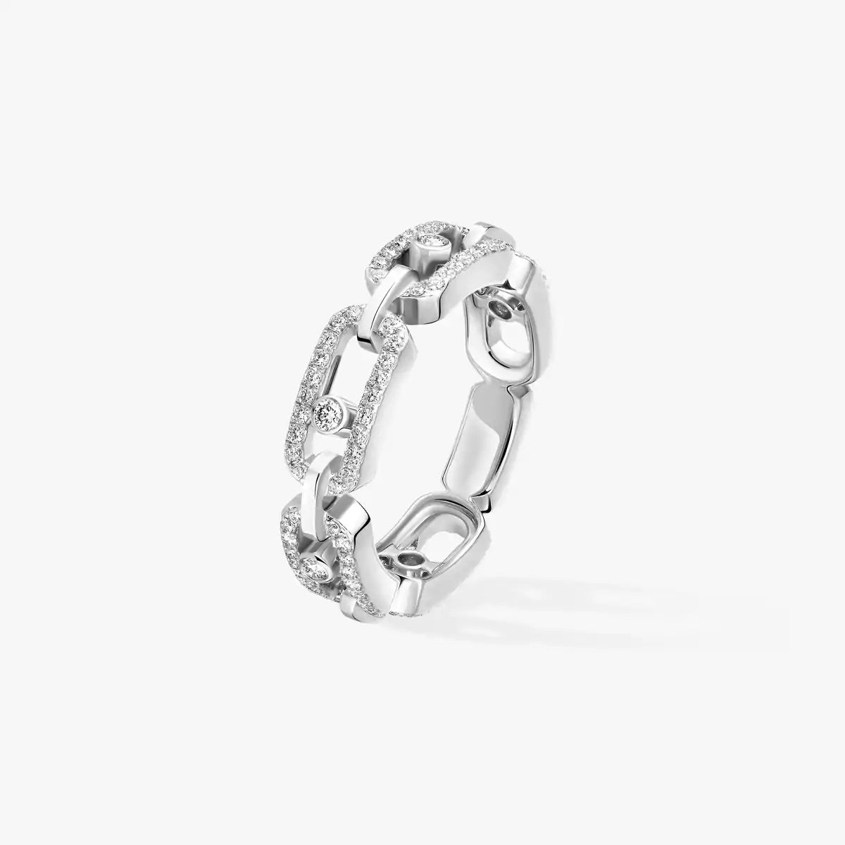 [Shinejoy]Move Link Pave_-Set Diamond Ring in Gold