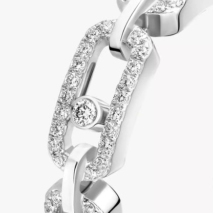 [Shinejoy]Move Link Pave_-Set Diamond Ring in Gold