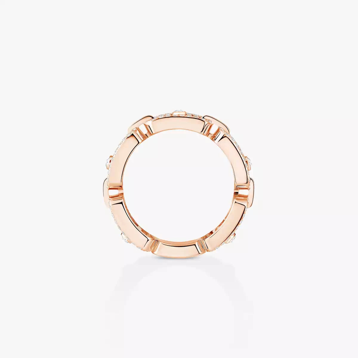 [Shinejoy]Move Link Pave_-Set Diamond Ring in Gold