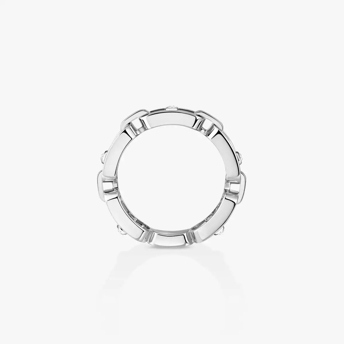 [Shinejoy]Move Link Pave_-Set Diamond Ring in Gold