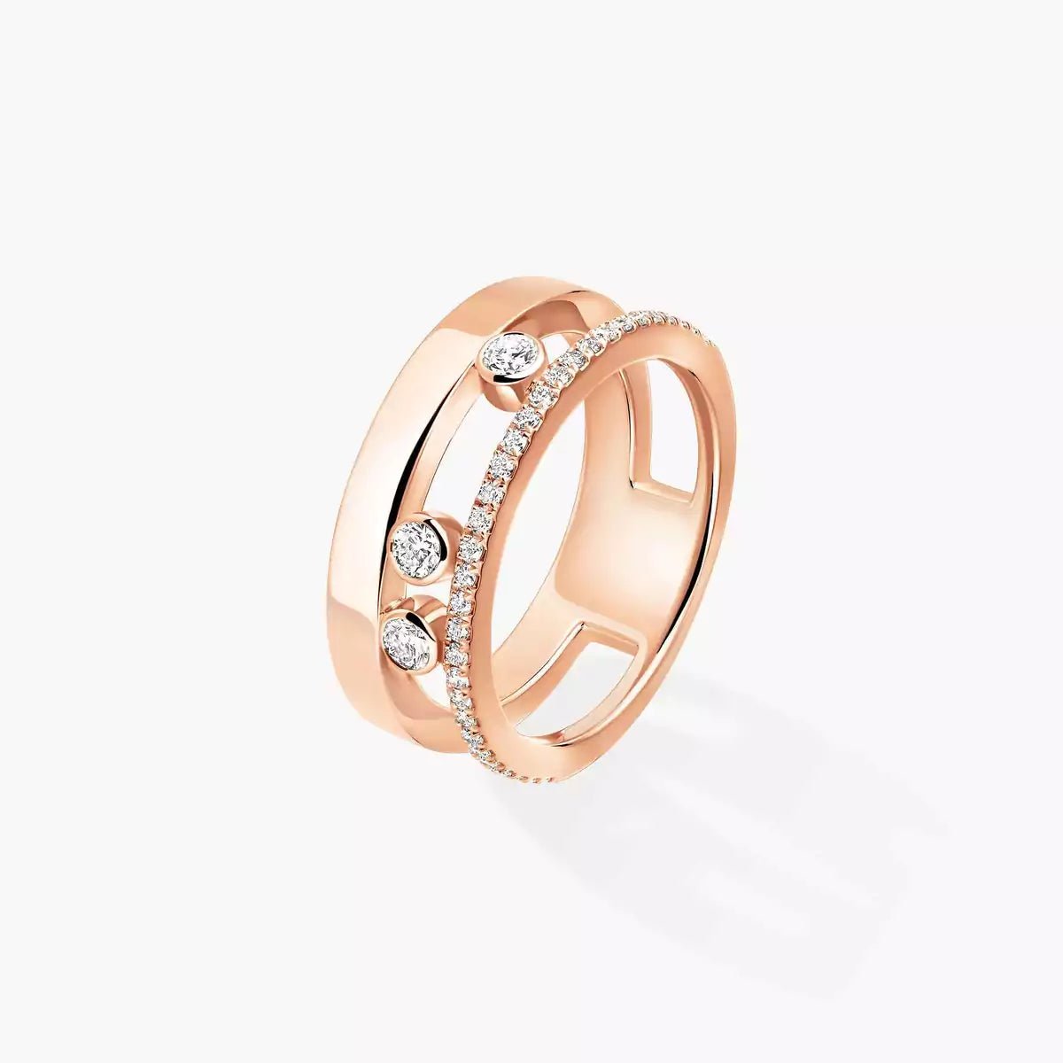 [Shinejoy]Move Romane Diamond Ring