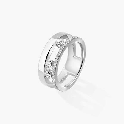 [Shinejoy]Move Romane Diamond Ring