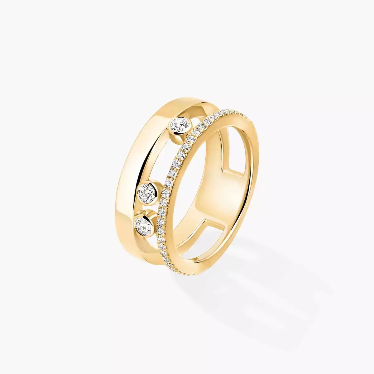 [Shinejoy]Move Romane Diamond Ring