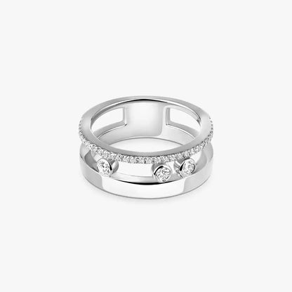 [Shinejoy]Move Romane Diamond Ring