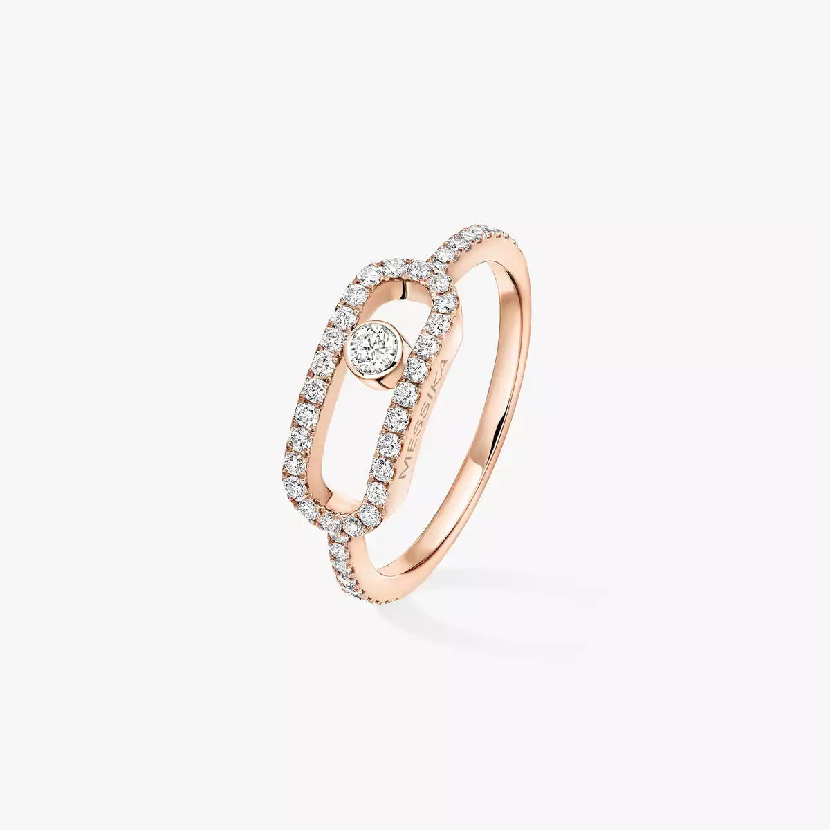 [Shinejoy]Move Uno Diamond Ring in Gold
