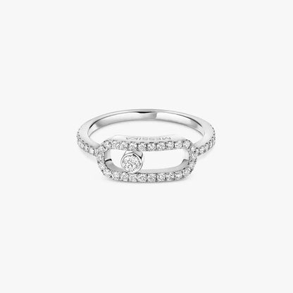 [Shinejoy]Move Uno Diamond Ring in Gold
