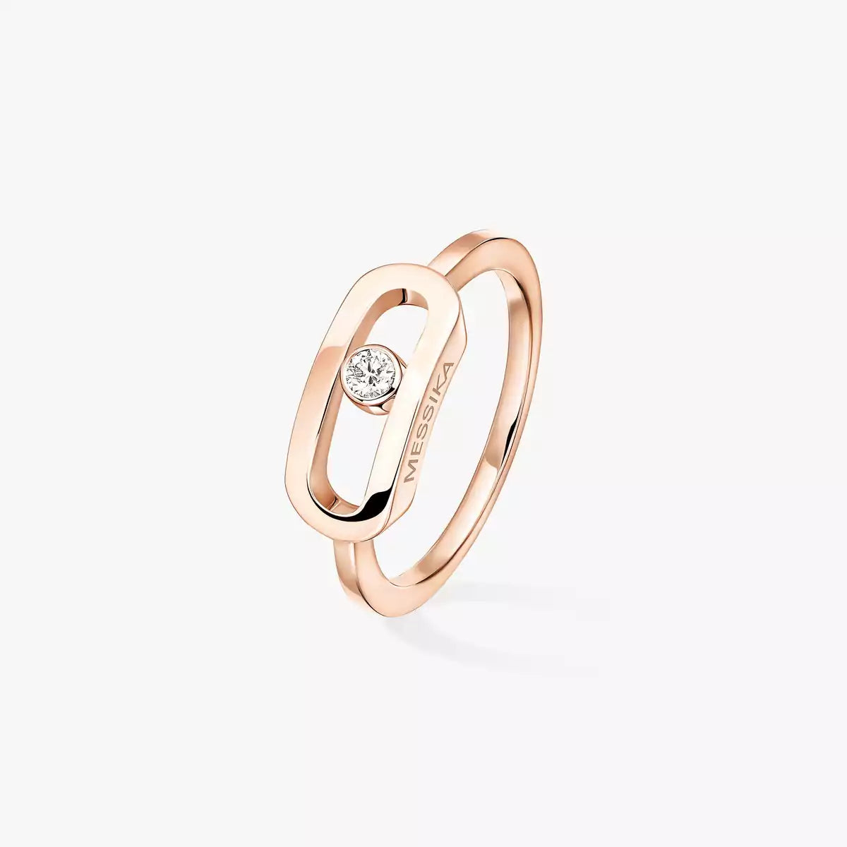 [Shinejoy]Move Uno Diamond Ring in Gold