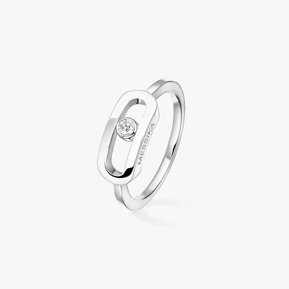 [Shinejoy]Move Uno Diamond Ring in Gold