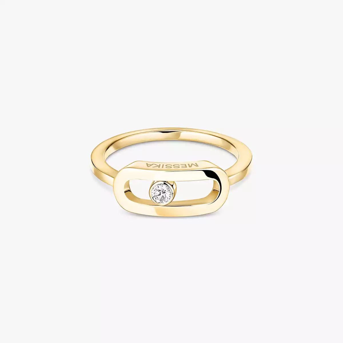 [Shinejoy]Move Uno Diamond Ring in Gold