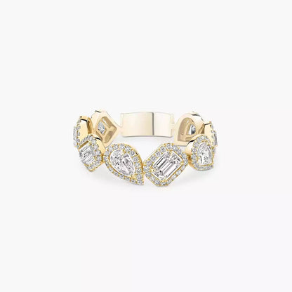 [Shinejoy]Diamond Wedding Ring My Twin