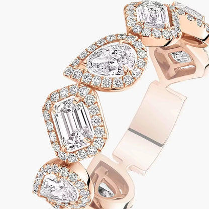 [Shinejoy]Diamond Wedding Ring My Twin