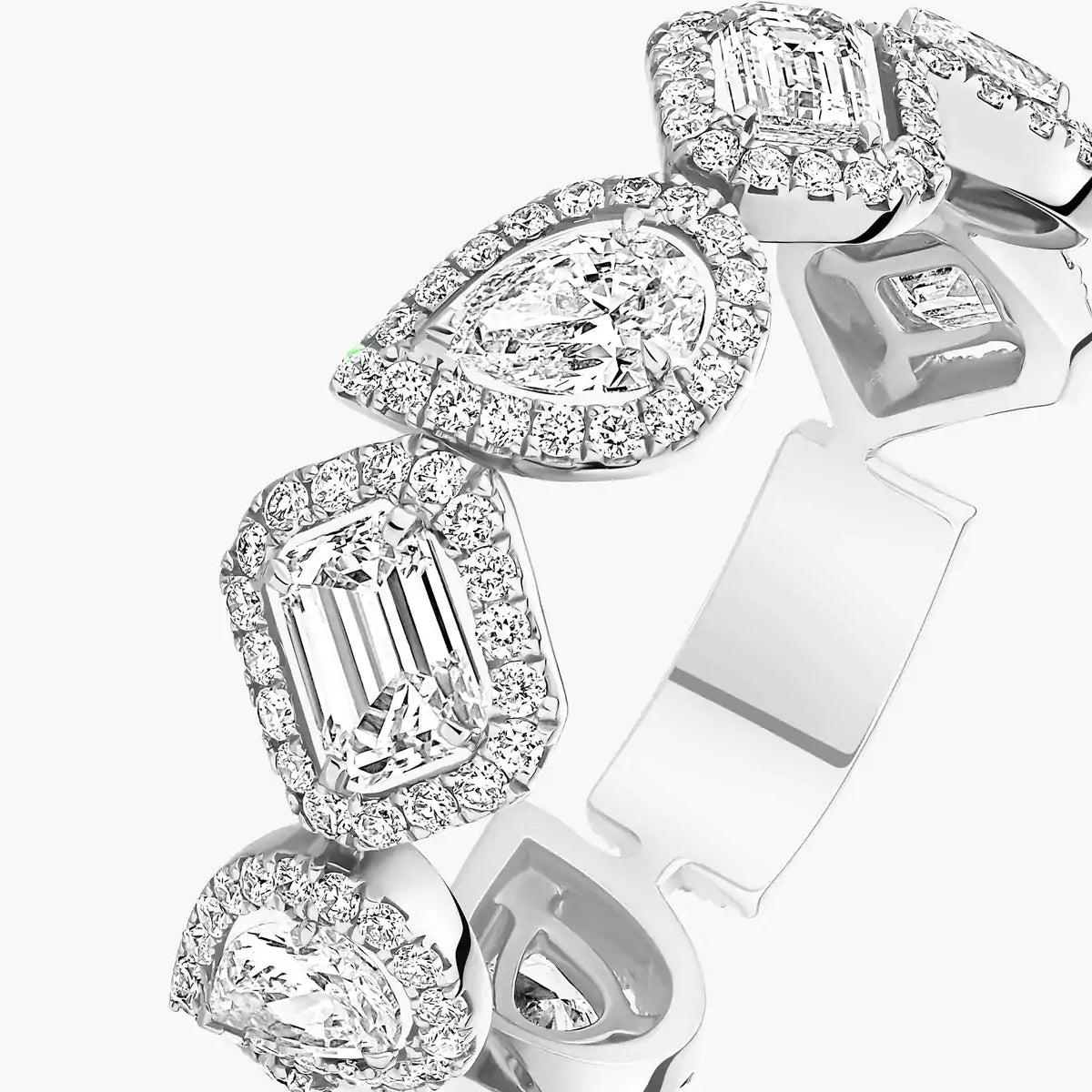 [Shinejoy]Diamond Wedding Ring My Twin