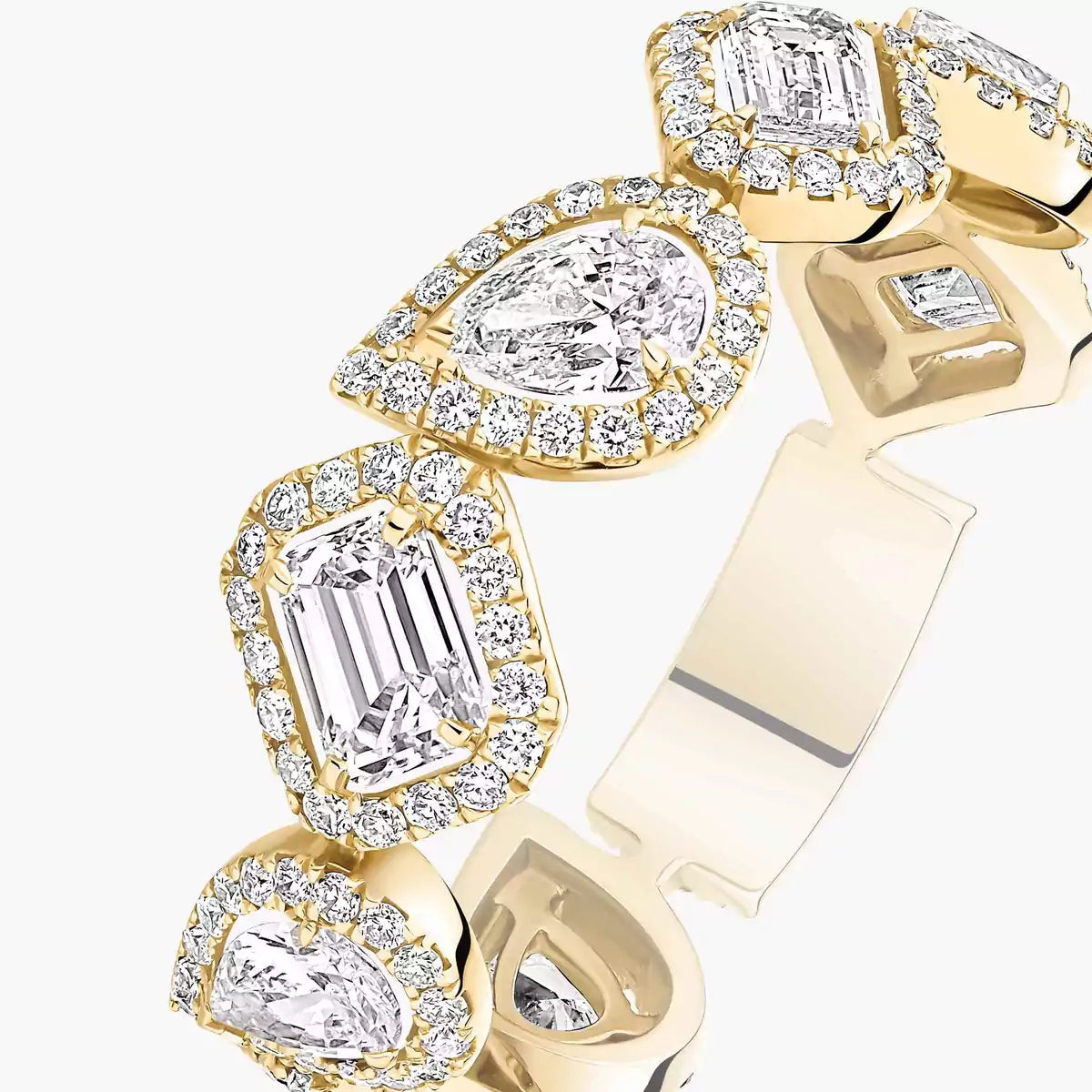 [Shinejoy]Diamond Wedding Ring My Twin