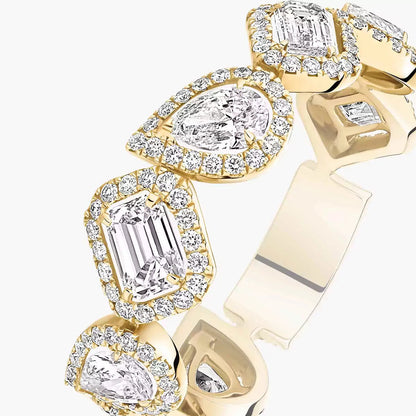 [Shinejoy]Diamond Wedding Ring My Twin