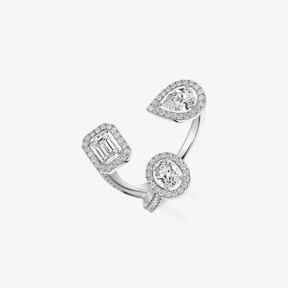 [[Shinejoy] Diamond Ring 0,25ct My Twin Trilogy