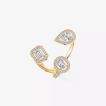 [[Shinejoy] Diamond Ring 0,25ct My Twin Trilogy