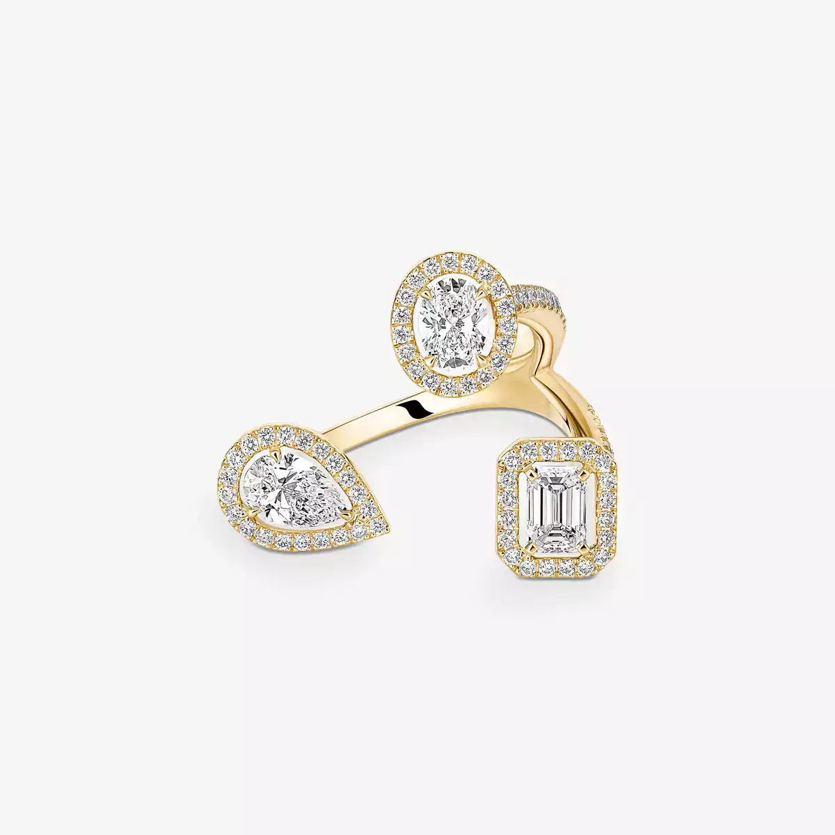 [[Shinejoy] Diamond Ring 0,25ct My Twin Trilogy