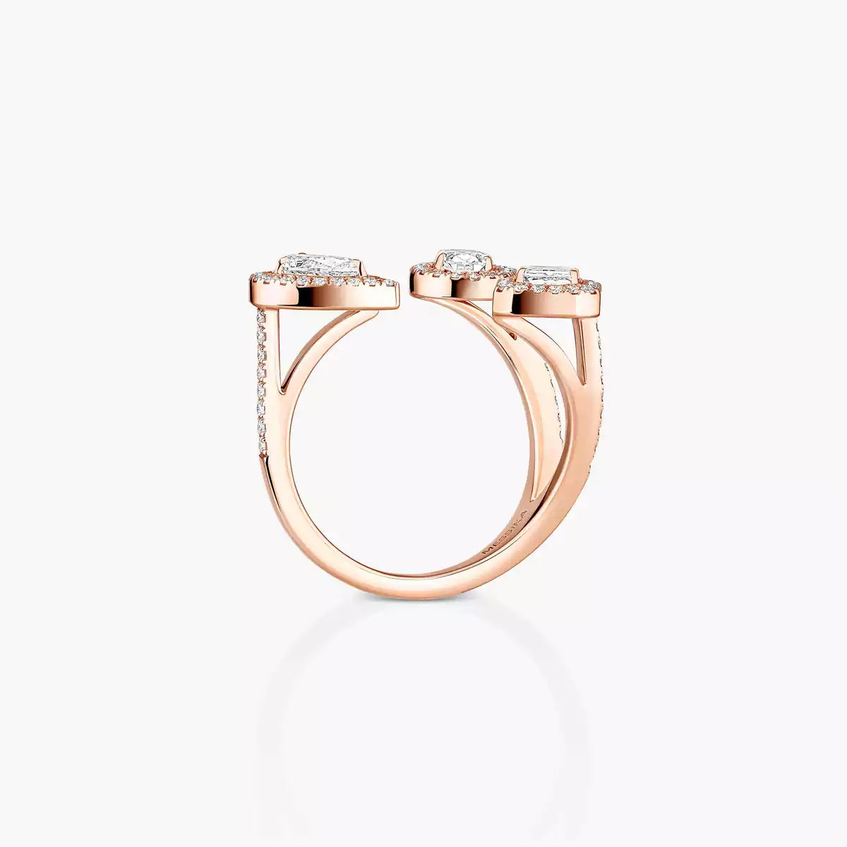 [[Shinejoy] Diamond Ring 0,25ct My Twin Trilogy
