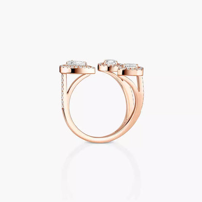 [[Shinejoy] Diamond Ring 0,25ct My Twin Trilogy