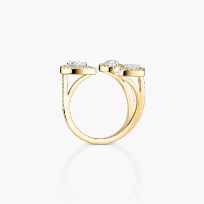 [[Shinejoy] Diamond Ring 0,25ct My Twin Trilogy