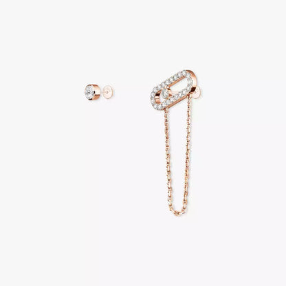 [Shinejoy]Move Uno Diamond Earrings
