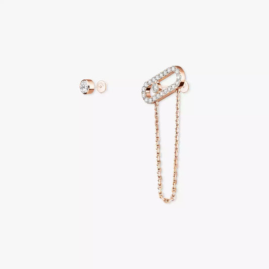 [Shinejoy]Boucles d'oreilles Uno diamant